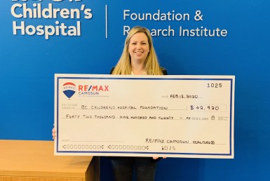 RE/MAX Camosun Donation, BC Children’s Hospital