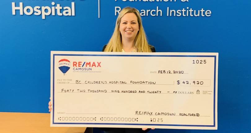 RE/MAX Camosun Donates $42,920 to BC Children’s Hospital